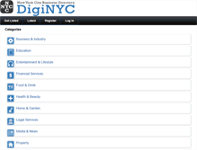 Tablet Screenshot of diginyc.com